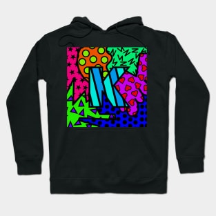 Alphabet Series - Letter K - Bright and Bold Initial Letters Hoodie